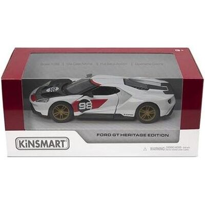 Kinsmart KINS Die-cast Modell 2017 Ford GT (Heritage Edition), 1:38, ast 3 Kinsmart KINS Die-cast Modell 2017 Ford GT (Heritage Edition), 1:38, ast 3