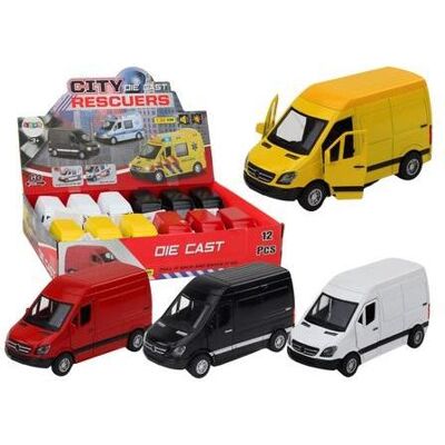 Lean Toys Lieferwagen 1:32 mit Sound und Licht Lean Toys Lieferwagen 1:32 mit Sound und Licht