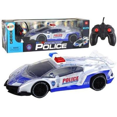 Lean Toys R/C-Sportpolizeiauto mit Licht 1:16 Lean Toys R/C-Sportpolizeiauto mit Licht 1:16