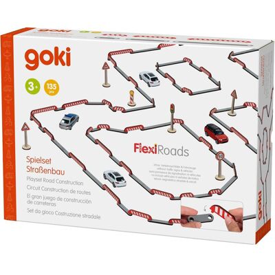 Goki - Playset Road Construction FlexiRoads (53765) Goki - Playset Road Construction FlexiRoads (53765)