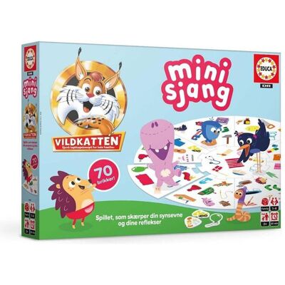 Educa Vildkatten - Minisjang Børste (78-20167) Educa Vildkatten - Minisjang Børste (78-20167)