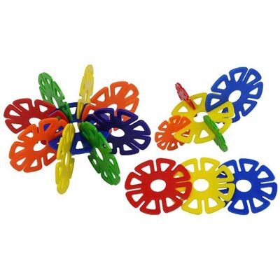 Lobbes Bunte Jumbo -Bauscheiben – 360 Stück Lobbes Bunte Jumbo -Bauscheiben – 360 Stück