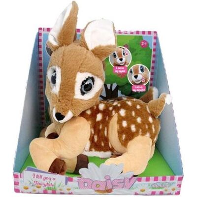 Bambolina Daisy Plüschtier mit beweglichen Glitzeraugen und Märchen - Teddy Rosa Bambolina Daisy Plüschtier mit beweglichen Glitzeraugen und Märchen - Teddy Rosa