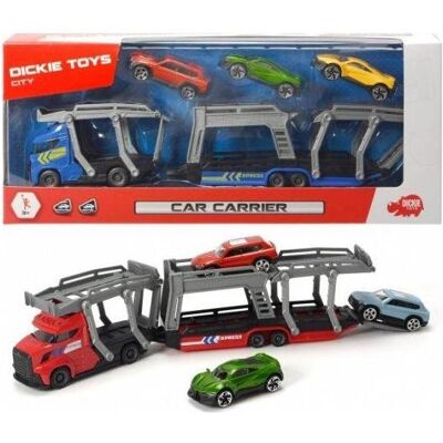Dickie tractor with 3 cars, 2 types Dickie tractor with 3 cars, 2 types