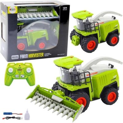 Lean Toys Der Mähdrescher mit Vorsatz ist voll steuerbar Lean Toys Der Mähdrescher mit Vorsatz ist voll steuerbar