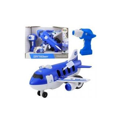 Lean Toys Ferngesteuerter Schraubendreher RC Flugzeug Blau 2in1 Lean Toys Ferngesteuerter Schraubendreher RC Flugzeug Blau 2in1