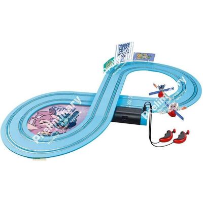 Carrera Rennbahn Disney Stitch 2,4m für Kinder ab 3 Jahren Carrera Rennbahn Disney Stitch 2,4m für Kinder ab 3 Jahren