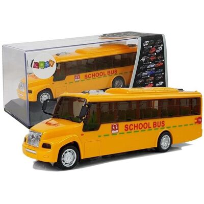 Lean Toys Schulbus mit gespanntem Licht und Sound Lean Toys Schulbus mit gespanntem Licht und Sound