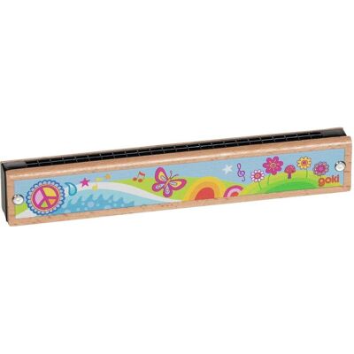 Goki Mundharmonika Flower Power, 24 Töne, goki66 (Deutsch, Englisch, Französisch, Italienisch) Goki Mundharmonika Flower Power, 24 Töne, goki66 (Deutsch, Englisch, Französisch, Italienisch)