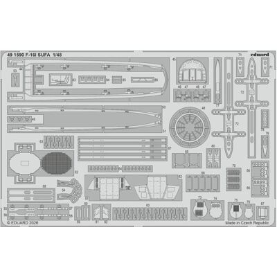 Eduard F-16I SUFA (Kinetic Gold edition kit) for Kinetic Eduard F-16I SUFA (Kinetic Gold edition kit) for Kinetic