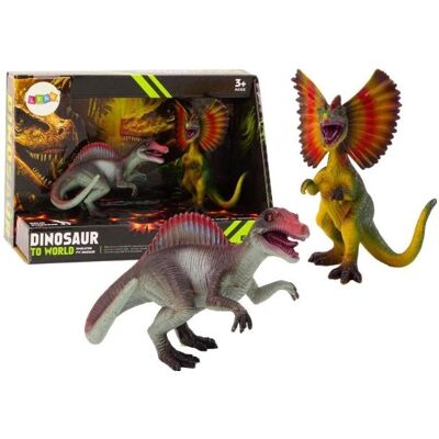 Lean Toys Dinosaurierfiguren Spinosaurus Dilophosaurus 2 Stück Lean Toys Dinosaurierfiguren Spinosaurus Dilophosaurus 2 Stück