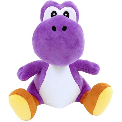 Mario Bros. SUPER MARIO - Yoshi Violet - Peluche 20cm Mario Bros. SUPER MARIO - Yoshi Violet - Peluche 20cm