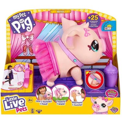 Cobi Little Live Pets 26384 Bella Das Schwein läuft tanzt macht 25 Laute Cobi Little Live Pets 26384 Bella Das Schwein läuft tanzt macht 25 Laute