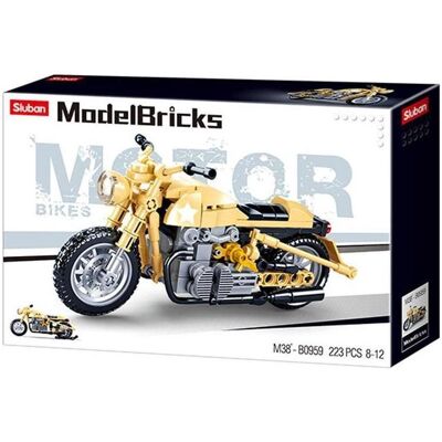Sluban R75 Motorrad - 223 Teile - Spielzeugbausteine Sluban R75 Motorrad - 223 Teile - Spielzeugbausteine
