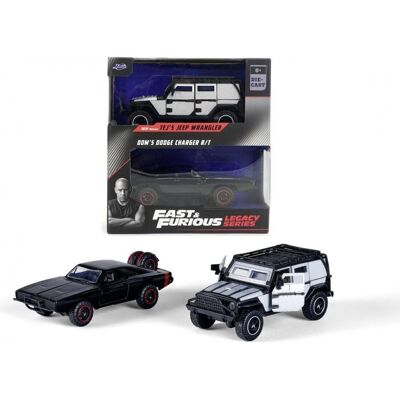 Jada F&F Legacy Series Twin Pack 1:32 W Jada F&F Legacy Series Twin Pack 1:32 W