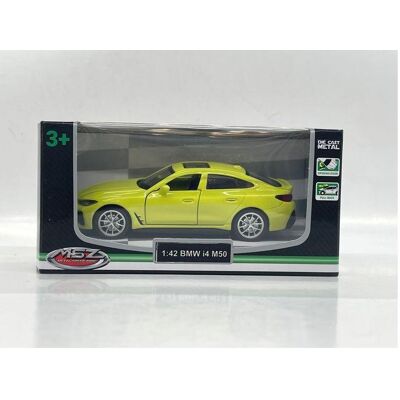 MSZ Die-cast model BMW I4 M50, 1:43 MSZ Die-cast model BMW I4 M50, 1:43