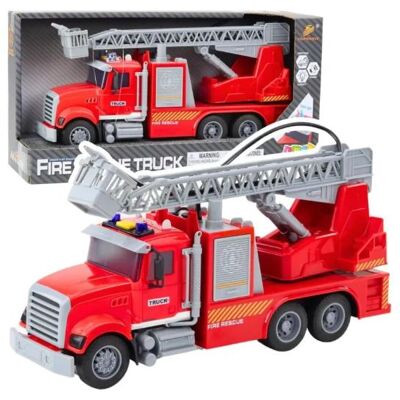Lean Toys Lean Feuerwehrauto Leiter Boom Drive Wasser Lichter Sounds Lean Toys Lean Feuerwehrauto Leiter Boom Drive Wasser Lichter Sounds
