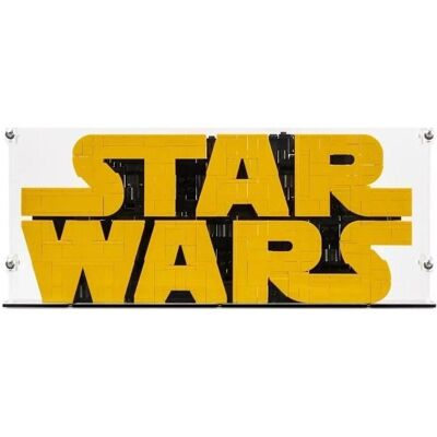 iDisplayit Acryl-Display für LEGO 75407 Star Wars Logo aus LEGO Steinen (Mit schwarzem Boden) iDisplayit Acryl-Display für LEGO 75407 Star Wars Logo aus LEGO Steinen (Mit schwarzem Boden)