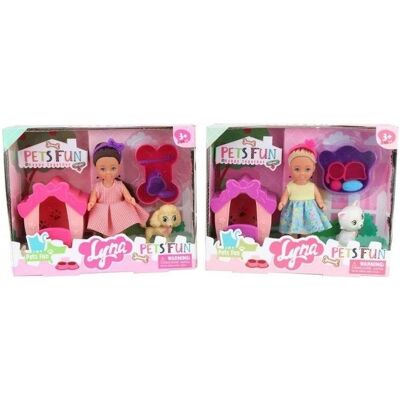 Trifox Puppe mit Tier-MIX Trifox Puppe mit Tier-MIX