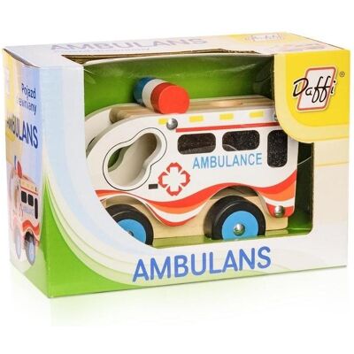 Daff Holzauto - Krankenwagen Daff Holzauto - Krankenwagen