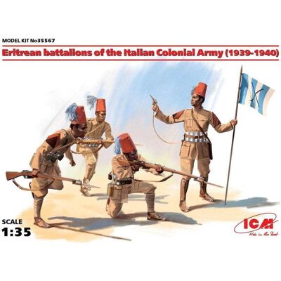 ICM Eritrean battalions of the Italian Army (1939-1940) 4 figures ICM Eritrean battalions of the Italian Army (1939-1940) 4 figures