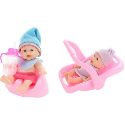 Toi-Toys Beau Mini Babypuppe sitzend, 12cm Toi-Toys Beau Mini Babypuppe sitzend, 12cm