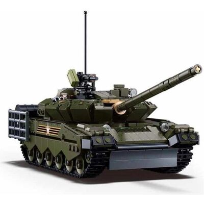 Sluban SL96038 - Kampfpanzer Modell T-80BVMs (2-in-1 Bausatz) (768Teile) Sluban SL96038 - Kampfpanzer Modell T-80BVMs (2-in-1 Bausatz) (768Teile)
