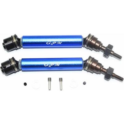 GPM stahlachsen mit aluminiumantriebswelle vorn blau trx rustler/hoss 4x4 GPM stahlachsen mit aluminiumantriebswelle vorn blau trx rustler/hoss 4x4