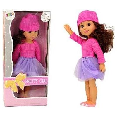 Lean Toys Mädchenpuppe mit braunen Haaren Lean Toys Mädchenpuppe mit braunen Haaren
