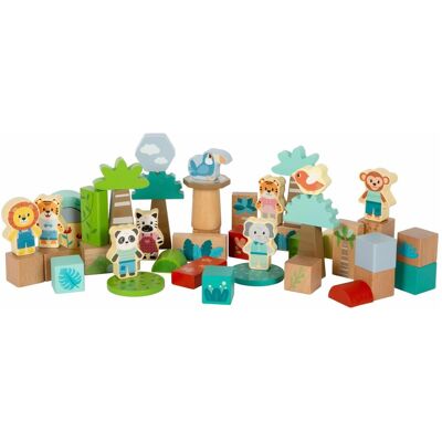 small foot Holzbausteine „Jungle Friends“ small foot Holzbausteine „Jungle Friends“