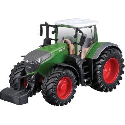 Bburago Traktor Fendt 1050 Vario: Spielzeugtraktor mit Schwungrad-Antrieb, abnehmbare Fahrerka Bburago Traktor Fendt 1050 Vario: Spielzeugtraktor mit Schwungrad-Antrieb, abnehmbare Fahrerka