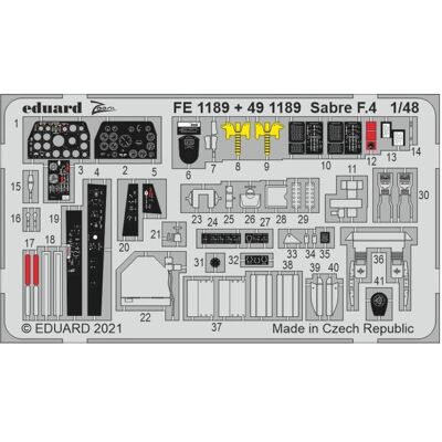 Eduard Sabre F.4 1/48 for AIRFIX Eduard Sabre F.4 1/48 for AIRFIX