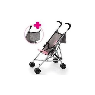 Bayer Puppenwagen mit Tasche, grau Bayer Puppenwagen mit Tasche, grau