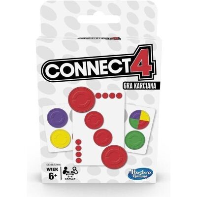 Hasbro Vier gewinnt, Kartenspiel Hasbro Vier gewinnt, Kartenspiel