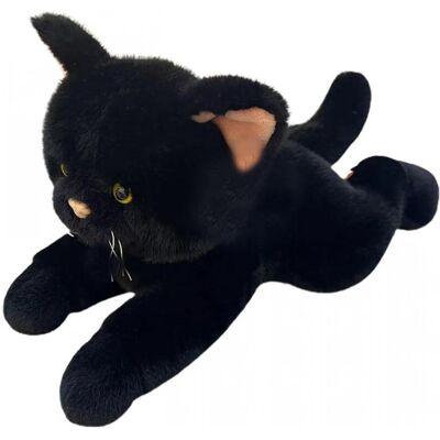 MADE Katze liegend 55cm schwarz (55 cm) MADE Katze liegend 55cm schwarz (55 cm)