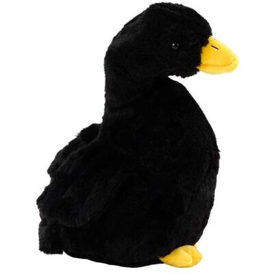 Lean Toys Plüschgans, schwarz, 40 cm (30 cm) Lean Toys Plüschgans, schwarz, 40 cm (30 cm)