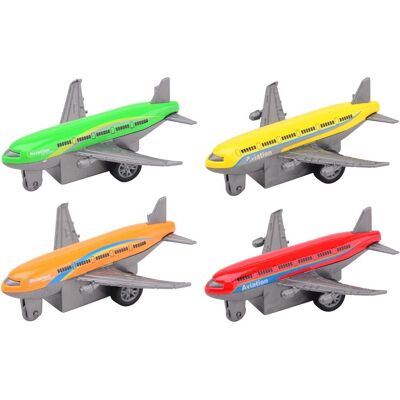 Johntoy Rückzugsflugzeuge aus Druckguss, 4 Stück. Johntoy Rückzugsflugzeuge aus Druckguss, 4 Stück.