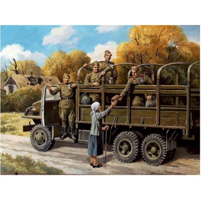 ICM Sowjetische Motorisierte Infanterie - 4 Figuren - 1:35 ICM Sowjetische Motorisierte Infanterie - 4 Figuren - 1:35