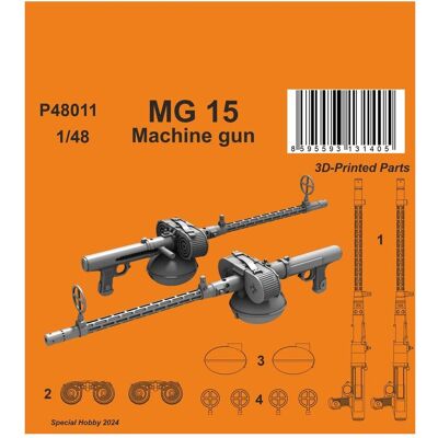 CMK MG 15 Machine gun (2 pcs.) CMK MG 15 Machine gun (2 pcs.)