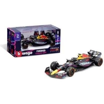 Bburago Diecast 1:43 Race F1 Red Bull RB19 Formula 1 2023 Miami GP Max Verstappen Ages 3+ 18-3808 Bburago Diecast 1:43 Race F1 Red Bull RB19 Formula 1 2023 Miami GP Max Verstappen Ages 3+ 18-3808