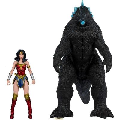 McFarlane DC Justice League Monsterverse DC Multiverse pack de 2 figurines Wonder Woman Vs. Atomic Blast Godzi McFarlane DC Justice League Monsterverse DC Multiverse pack de 2 figurines Wonder Woman Vs. Atomic Blast Godzi