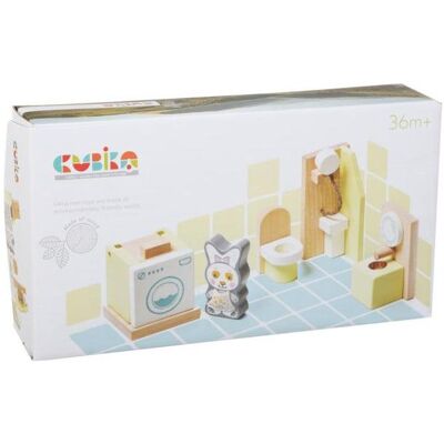 Cubika Puppenhausmöbel aus Holz Badezimmer Cubika Puppenhausmöbel aus Holz Badezimmer