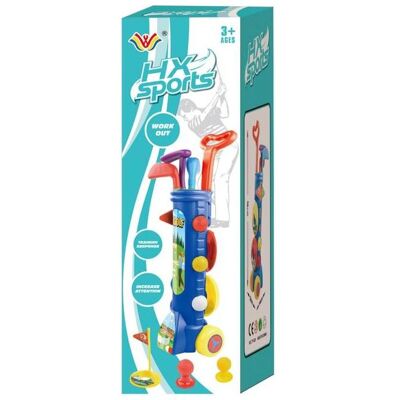 Lean Toys Ein grosses Minigolf-Set mit Kinderwagen Lean Toys Ein grosses Minigolf-Set mit Kinderwagen
