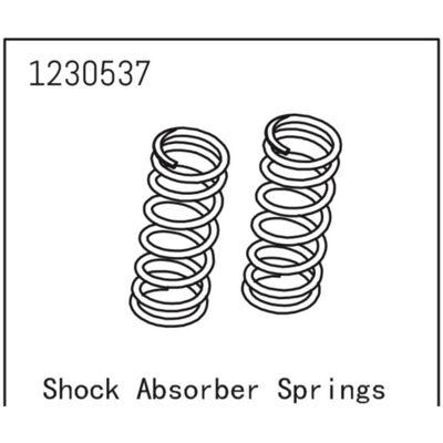 Absima Stossdämpferfeder 7T (2) Absima Stossdämpferfeder 7T (2)
