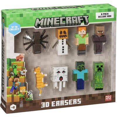 HP Minecraft 3D Radierer - 8er-Pack Deluxe Box Ver.B HP Minecraft 3D Radierer - 8er-Pack Deluxe Box Ver.B