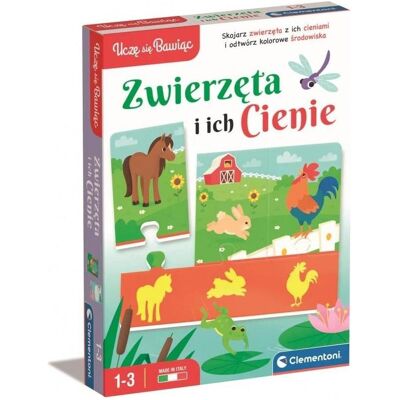 Clementoni Tiere und ihre Schatten rätseln Clementoni Tiere und ihre Schatten rätseln