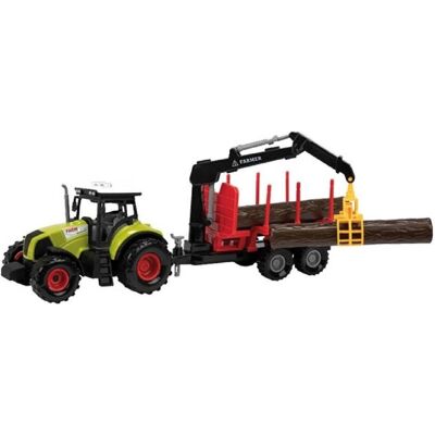 Magni Traktor mit Anhänger Friktion 28654Z Magni Traktor mit Anhänger Friktion 28654Z