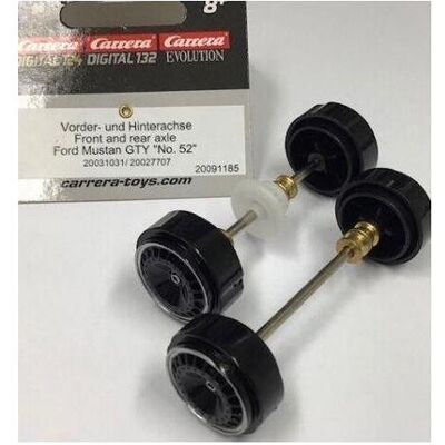 Carrera Vorder- und Hinterachse für Ford Mustang GTY "No. 52" Carrera Vorder- und Hinterachse für Ford Mustang GTY "No. 52"