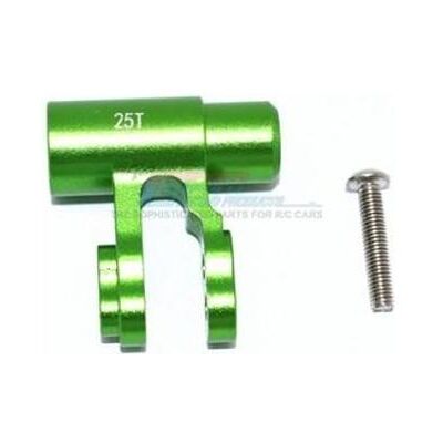 GPM aluminum standard 25t servo horn-2pc set traxxas xmaxx 8s / green GPM aluminum standard 25t servo horn-2pc set traxxas xmaxx 8s / green