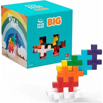 Plus-Plus 100 Kreativ Bausteine BIG Regenbogen Plus-Plus 100 Kreativ Bausteine BIG Regenbogen